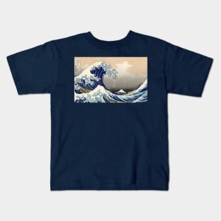 Hokusai Great Wave of Kanagawa Kids T-Shirt